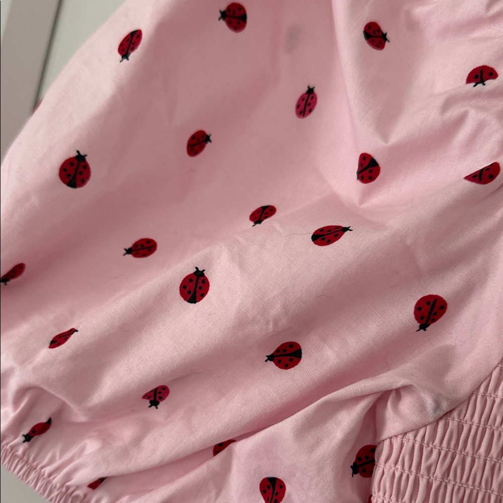 Kate Spade Pink Ladybug patternMaxi Dress - Picture 5 of 5